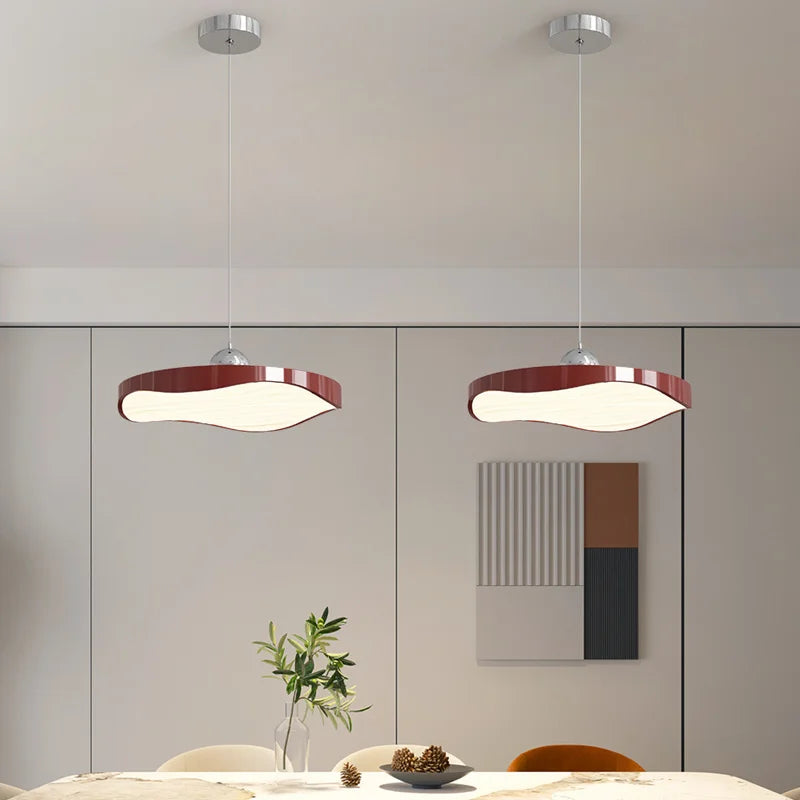 plafonnier led suspendu moderne pour intérieur tendance 2023 - vue 5 sur 11