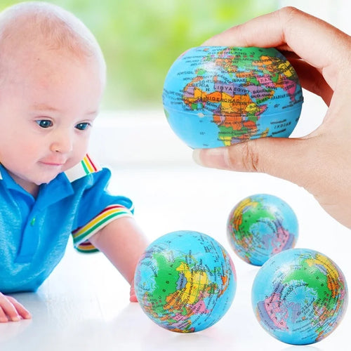 lot de 4 boules en mousse pour soulager le stress et jouer - vue 6 sur 7