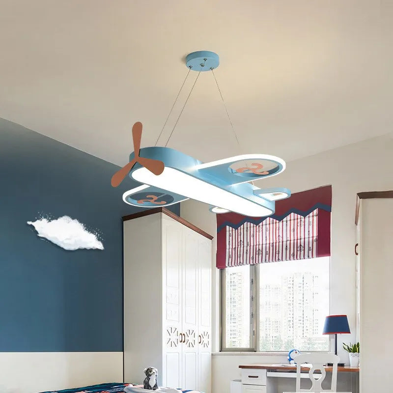 appliques suspendues led pour enfants en bois et métal - vue 6 sur 18
