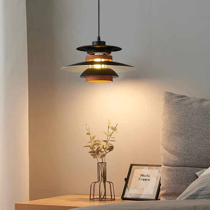 lustre moderne en forme de parapluie avec lumière colorée - vue 4 sur 12