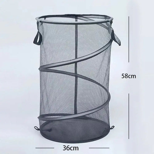 panier pliable pour le tri du linge sale et rangement - vue 9 sur 9
