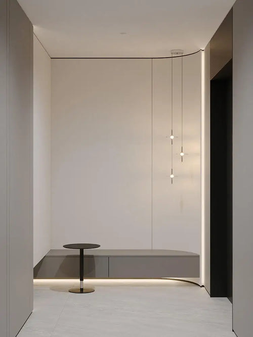 lustre à led design pour intérieur moderne élégant - vue 3 sur 10