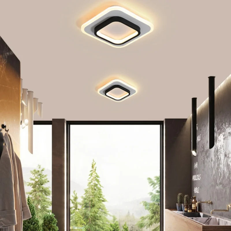 plafonnier led moderne design nordique éclairage créatif unique - vue 5 sur 8