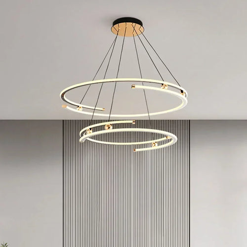 suspension led moderne pour décoration intérieure élégante - vue 5 sur 12