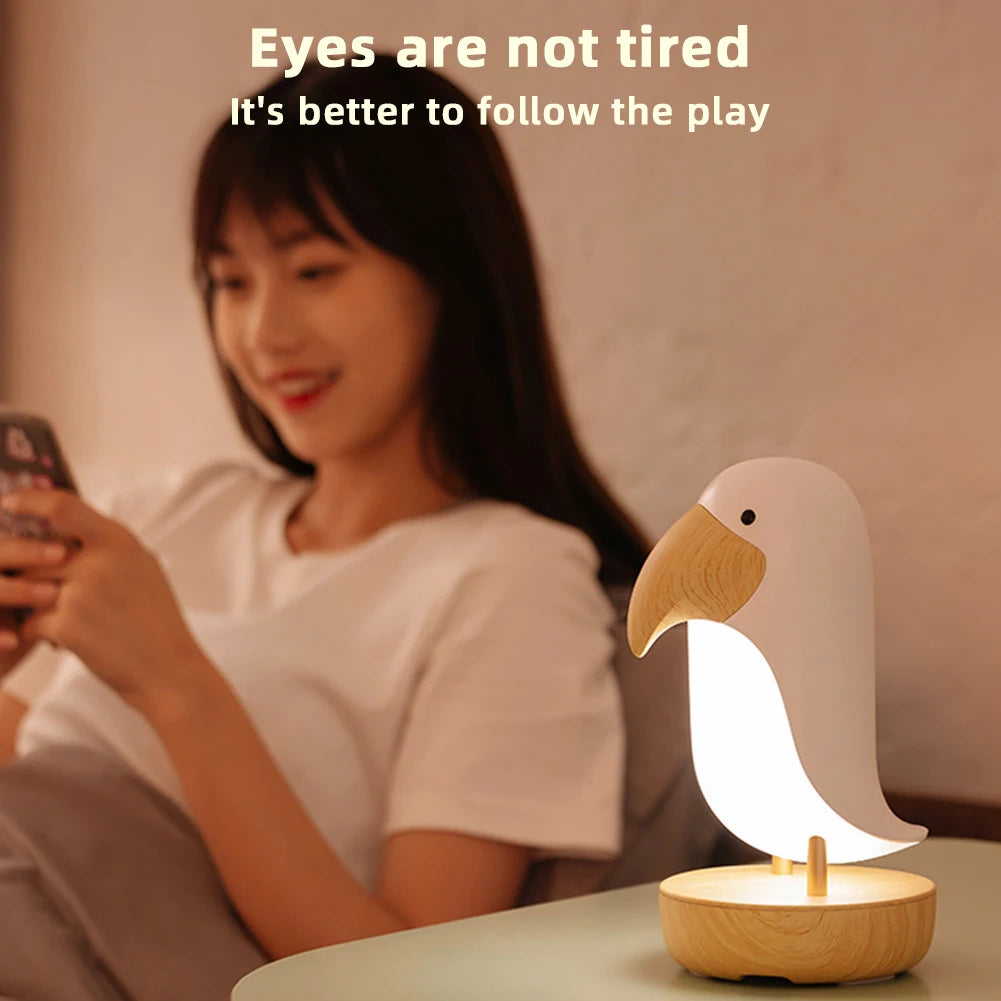 Lampe Veilleuse LED en forme d'oiseaux mignons - vue 3 sur 6