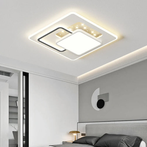 plafonnier led en forme de coeur pour enfants avec étoiles - vue 2 sur 19