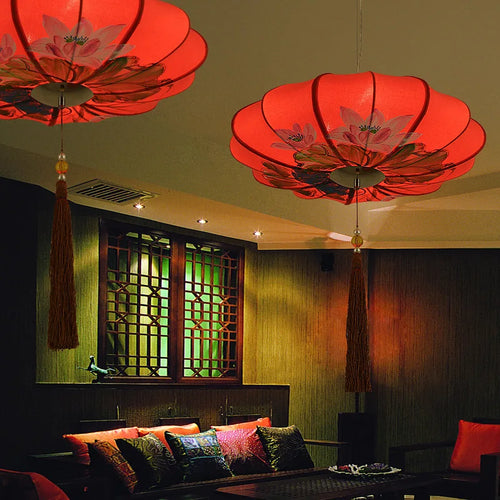 Suspension chinois Antique rétro restaurant salon de thé - vue 6 sur 9