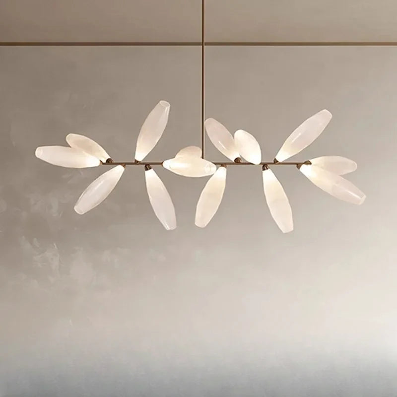 lustre moderne en verre nordique pour décoration intérieure - vue 1 sur 14