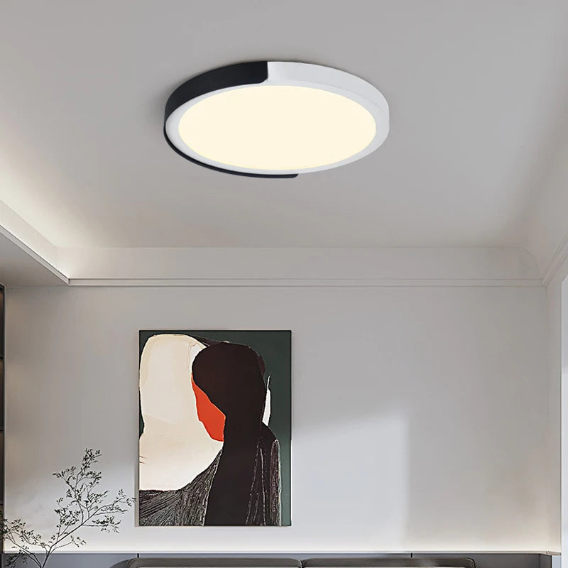 simple led trois anti-plafonnier rond maison lampe - vue 6 sur 12