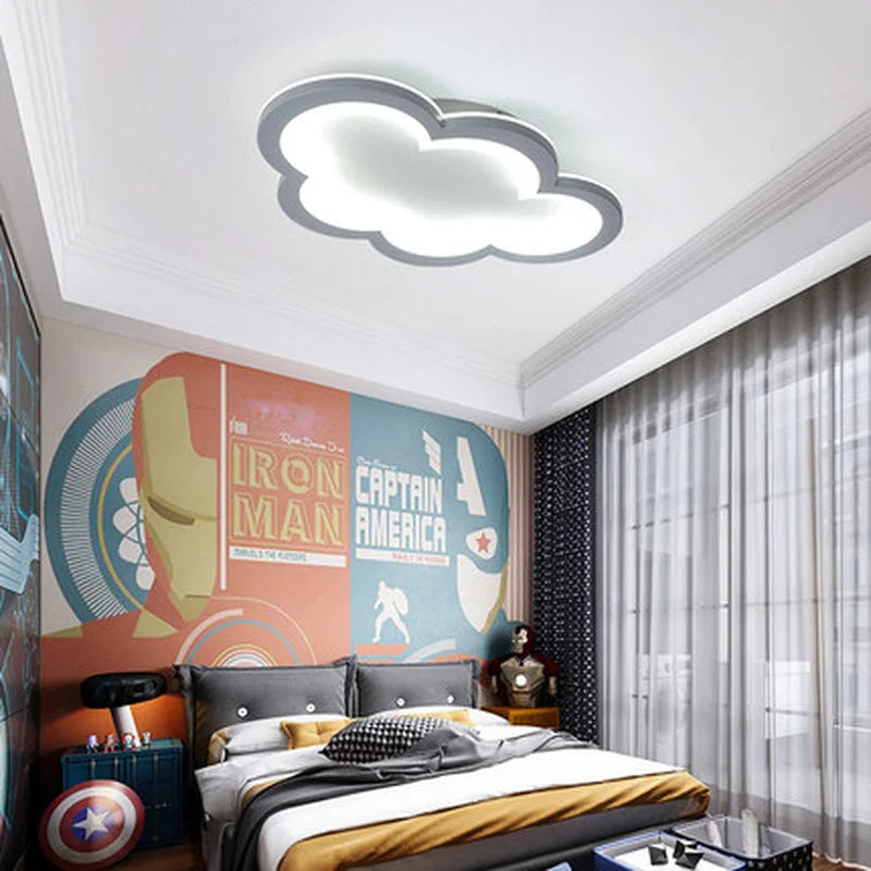 lustre moderne à led pour chambre et balcon - vue 5 sur 6
