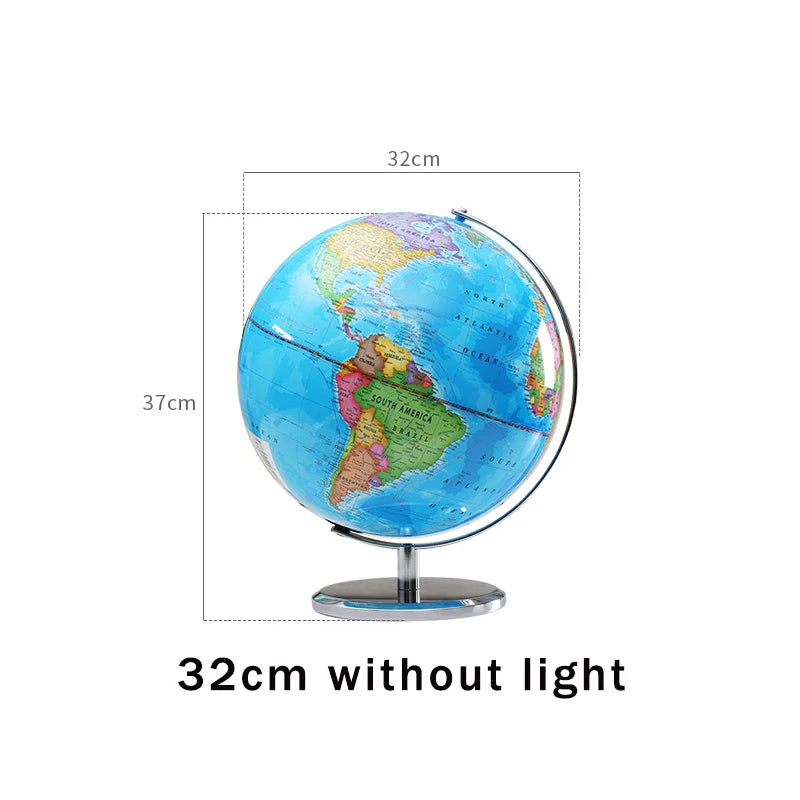 globe terrestre lumineux avec base rotative pour la rentrée scolaire - vue 16 sur 18