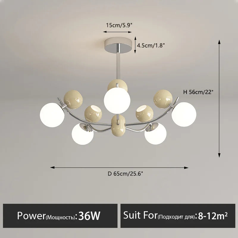 lustre créatif moderne pour décoration de chambre enfant - vue 8 sur 12