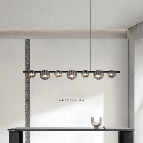 suspension led moderne style minimaliste pour intérieur artistique - vue 3 sur 9