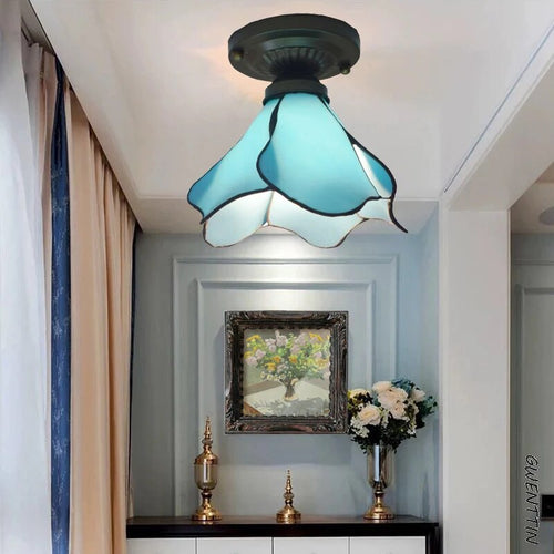 Lampe Suspension Lotus Vintage Luminaire Maison - vue 4 sur 10