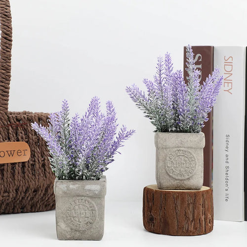 plantes artificielles lavande pour décoration intérieure mariage et fêtes - vue 3 sur 6