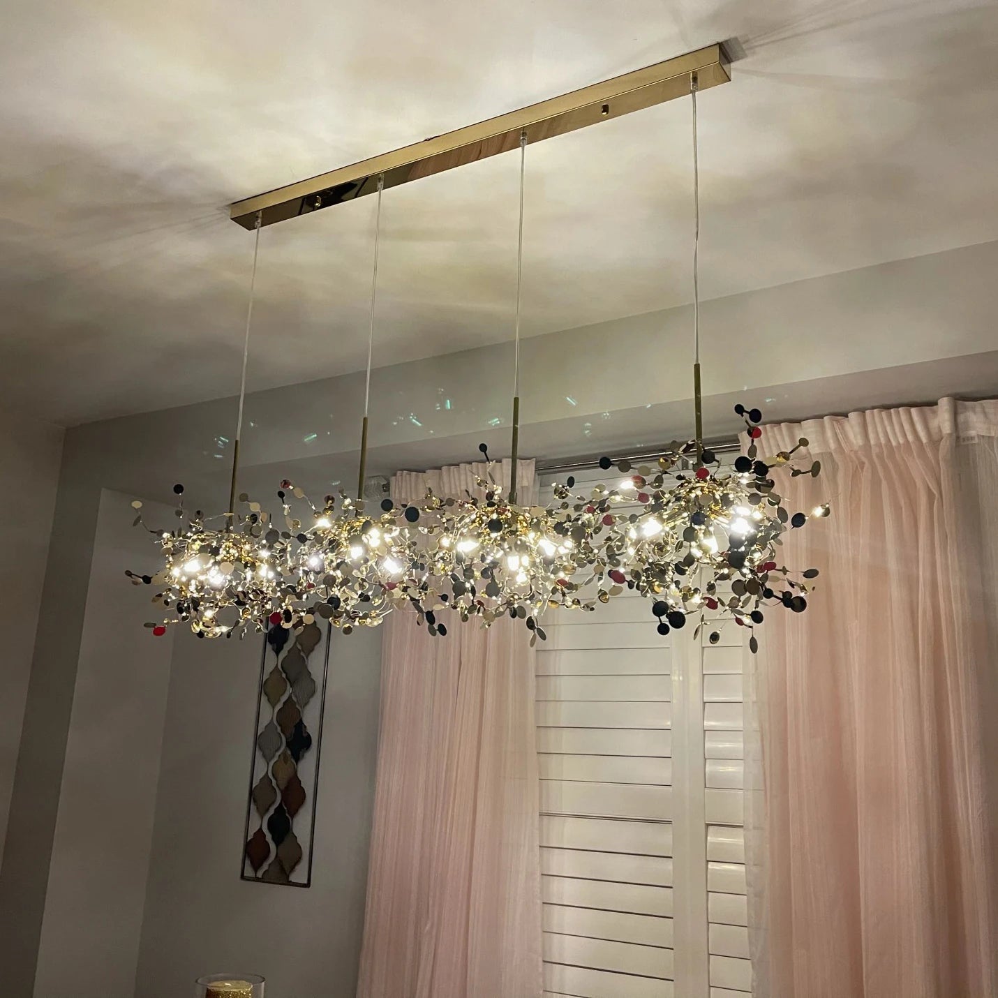 suspension design moderne en acier inoxydable pour intérieur - vue 5 sur 20
