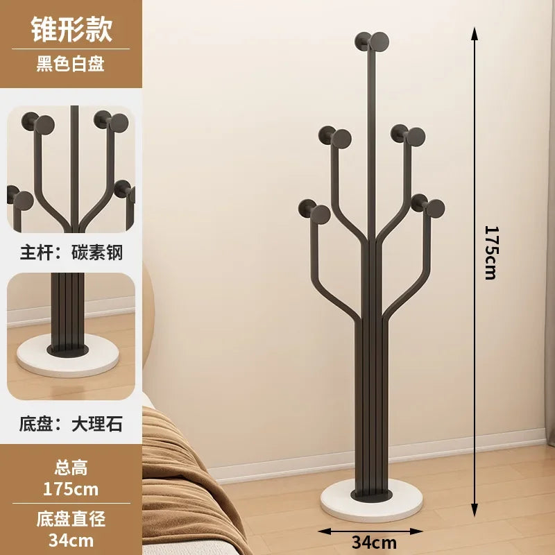 porte-manteau vertical créatif en fer forgé pour vêtements - vue 7 sur 14