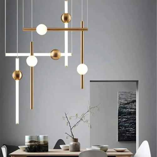 suspension horizontales modernes pour table à manger - vue 3 sur 22