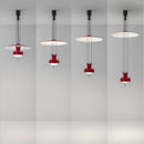 Nordic Creative LED Restaurant Stretching UFO Pendant Light Modern and Simple Vintage Dining Table and Bar Adjustable Ring Light