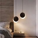 suspension moderne lumière décorative design lune intérieur