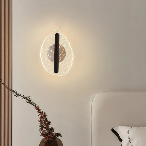 applique murale led en forme de feuille pour éclairage créatif - vue 3 sur 8