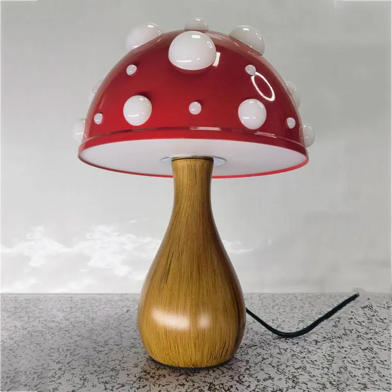 Lampe champignon Amanita tricolore LED USB - vue 6 sur 8
