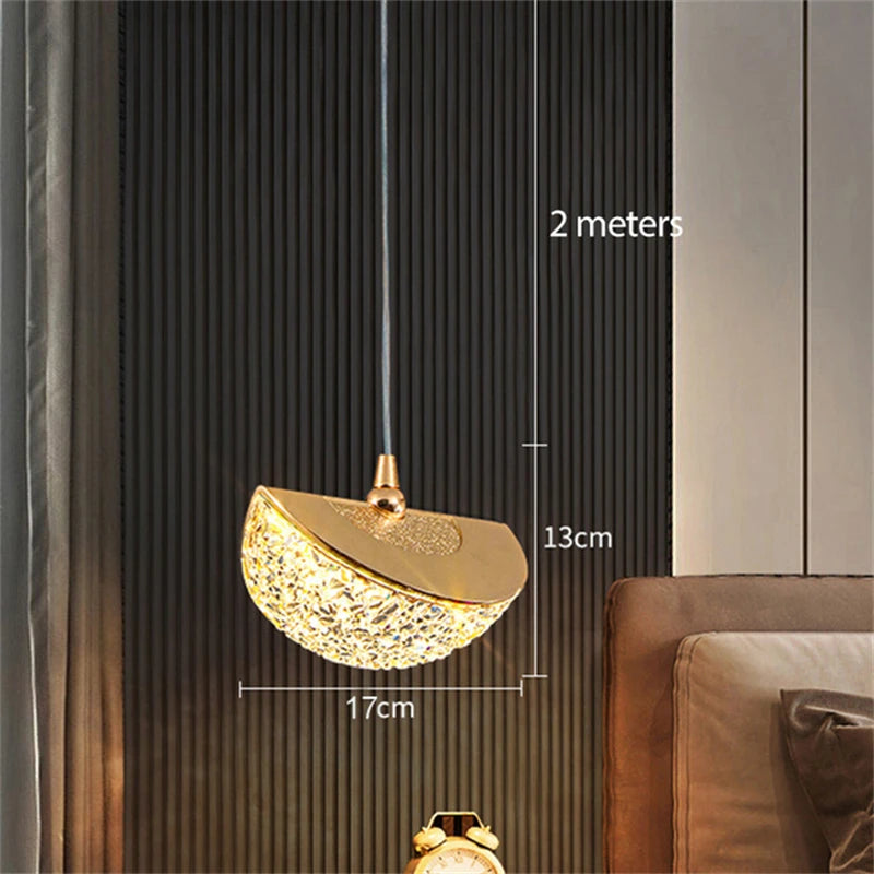 lampes suspendues led modernes pour intérieur maison décoration salon - vue 10 sur 11