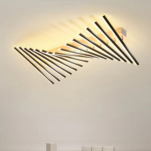 lustre moderne à leds pour décoration intérieure créative - vue 2 sur 12