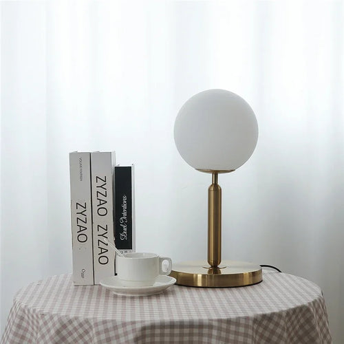 lampe de bureau moderne en verre pour décoration intérieure - vue 4 sur 7