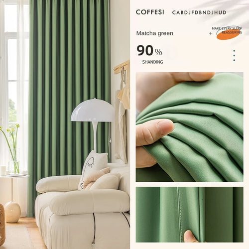 Rideau moderne plissé occultant luxe pour salon chambre - vue 12 sur 18