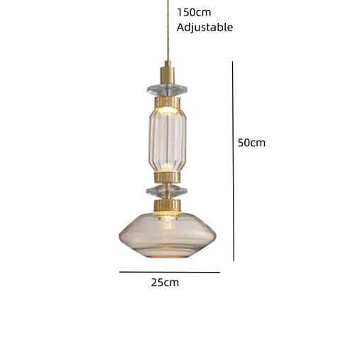 lustre led avec collocation gratuite et fil réglable - vue 13 sur 14