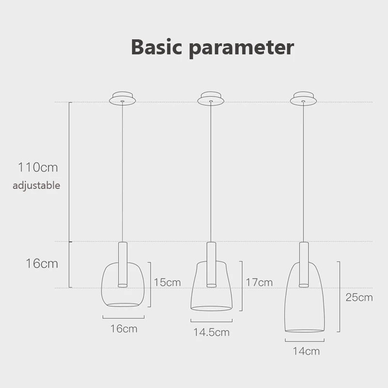 lustre suspension led luxe déco nordique luminaires modernes - vue 4 sur 12