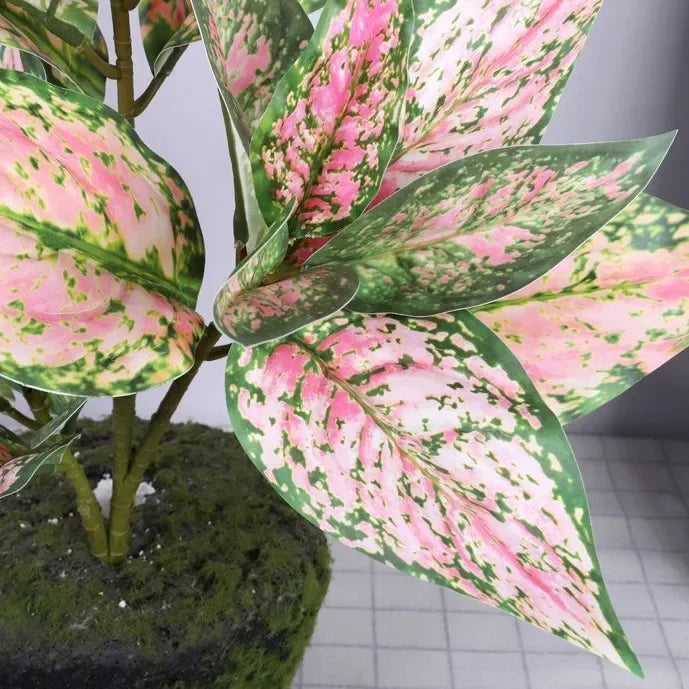grand bouquet de feuilles de lierre décoratif en plastique - vue 1 sur 6