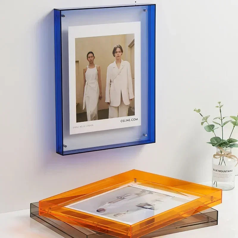 cadre acrylique transparent pour photos et décorations diverses - vue 5 sur 15