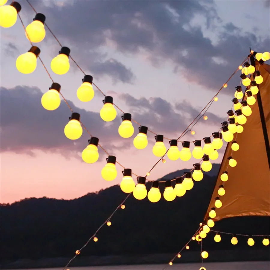 guirlande lumineuse à led pour décoration extérieure festive - vue 2 sur 7