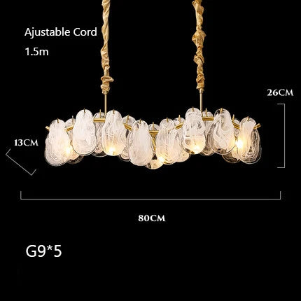 lustre suspendu en verre design nuage créatif moderne - vue 18 sur 18
