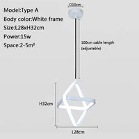 suspension moderne à led design simple et élégant