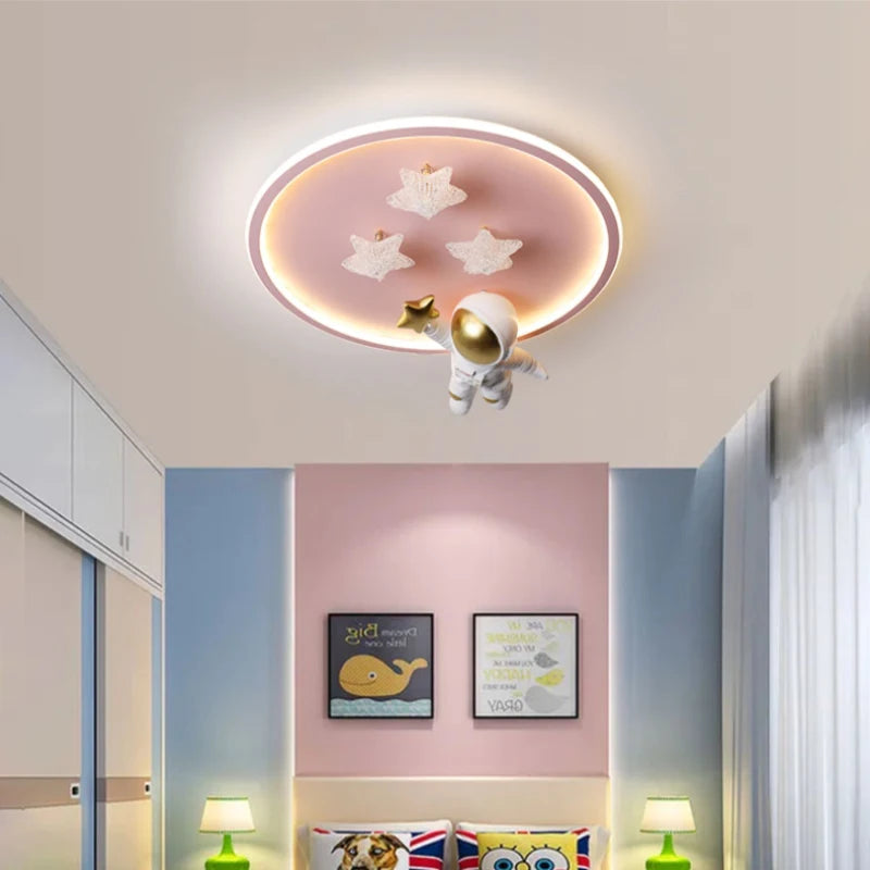 plafonnier moderne astronaute lampe créative pour enfants - vue 5 sur 8