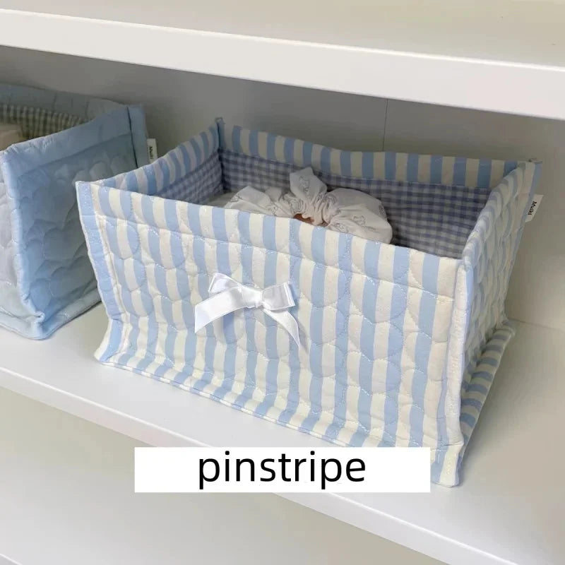 panier de rangement carré mignon pour décoration maison - vue 9 sur 13