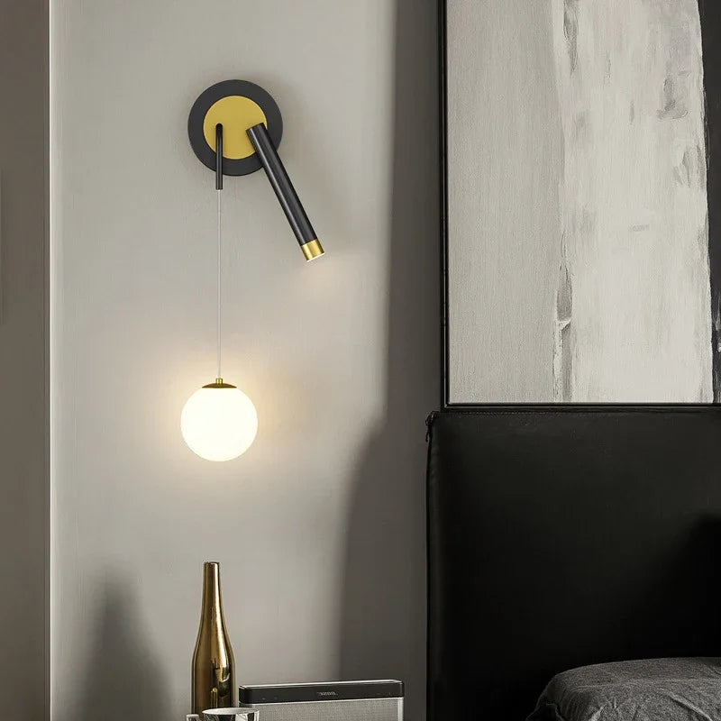 appliques murales led modernes à double tête pour décoration intérieure - vue 5 sur 14