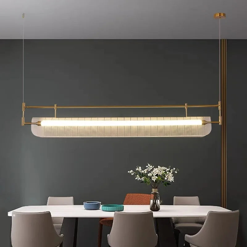 suspension rétro en verre pour décoration intérieure moderne - vue 2 sur 18