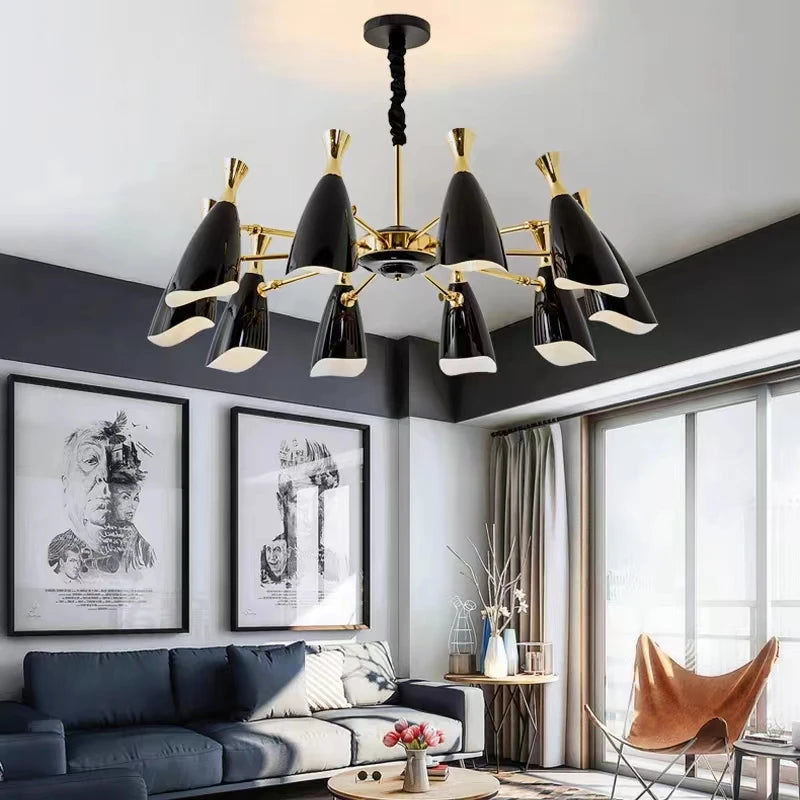 lustre moderne design nordique pour intérieur élégant - vue 5 sur 14