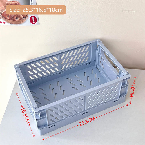 panier pliable empilable pour rangement maquillage bijoux jouets - vue 12 sur 19