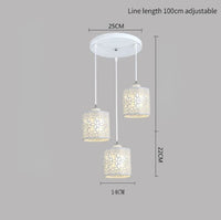 lustre moderne et simple style nordique créatif pour bar balcon ou table