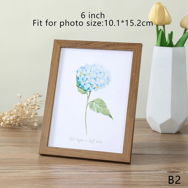 cadre photo en bois suspendu pour décoration et cadeau - vue 16 sur 18