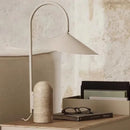Lampadaire en marbre et pierre réglable