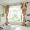 Rideau floral occultant thermique pour salon chambre
