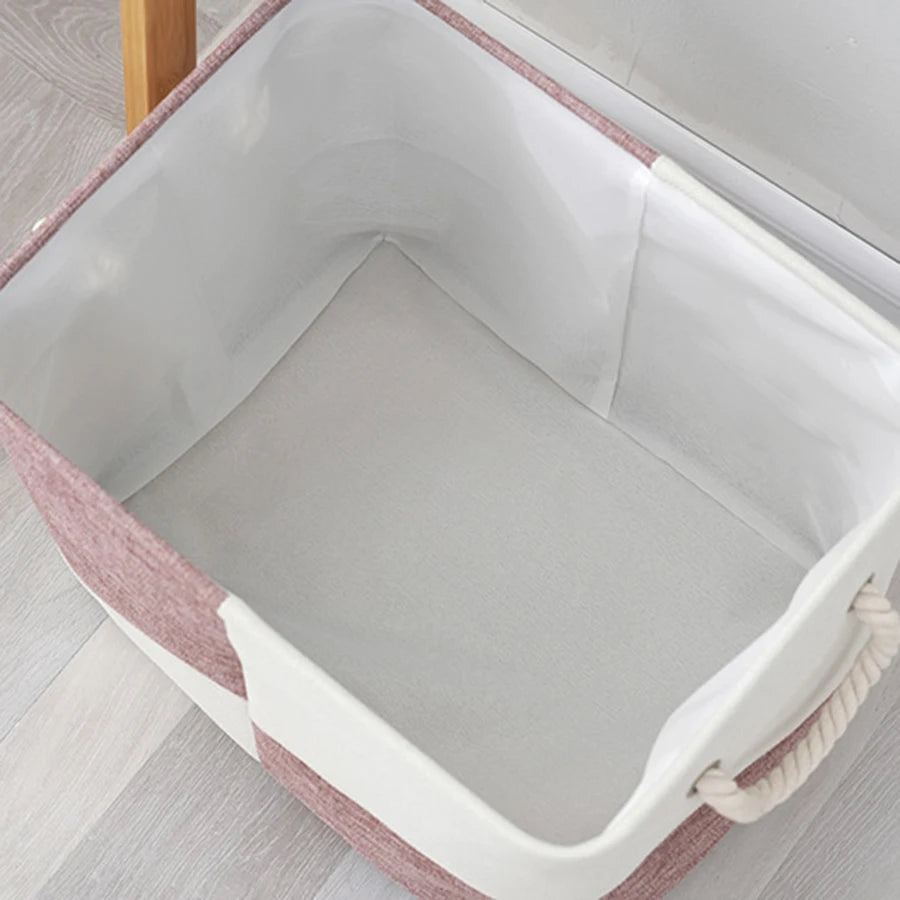 panier de rangement pliable pour linge et jouets - vue 2 sur 7