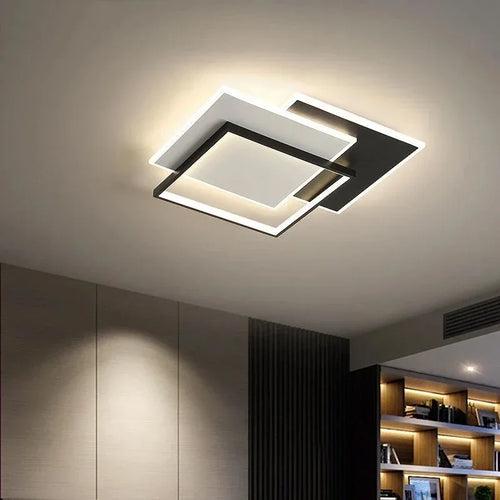 plafonnier led suspendu design moderne luminaire décoratif d'intérieur - vue 4 sur 15