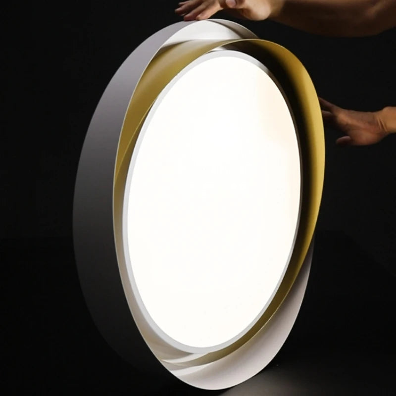 Plafonnier Simple Moderne À LEDs Lumières Gradation Luminaire Chambre Salon Étude Foyer Salon Lampes Lampara Para Habitacion - vue 6 sur 12